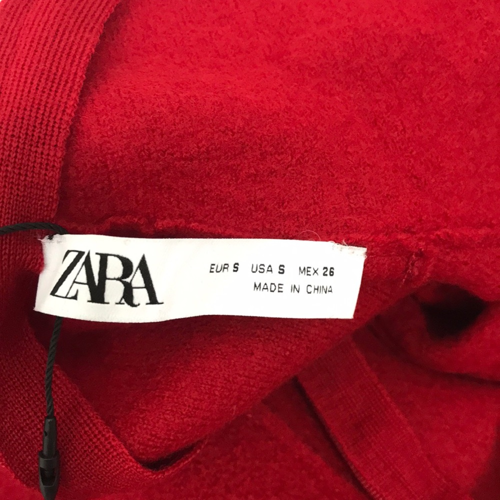NWT Zara Wool Midi Jumper Dress - Picture 7 of 15